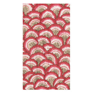 Caspari Pontchartrain Scallop Guest Towel Napkins, Set of 15