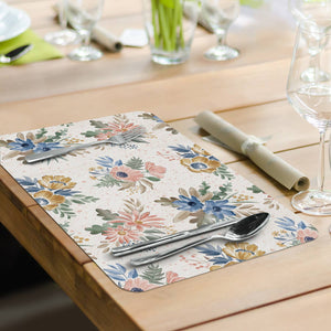 Botanical Blend Reversible Rectangular Plastic Placemat