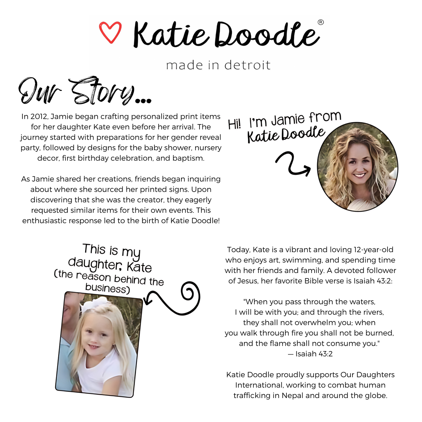 Katie Doodle Card Grandma, Grandpa