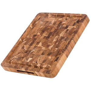 Teakhaus Butcher Block Medium with Juice Canal