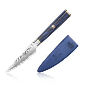 Cangshan KITA Blue Paring Knife with Sheath, 3.5”