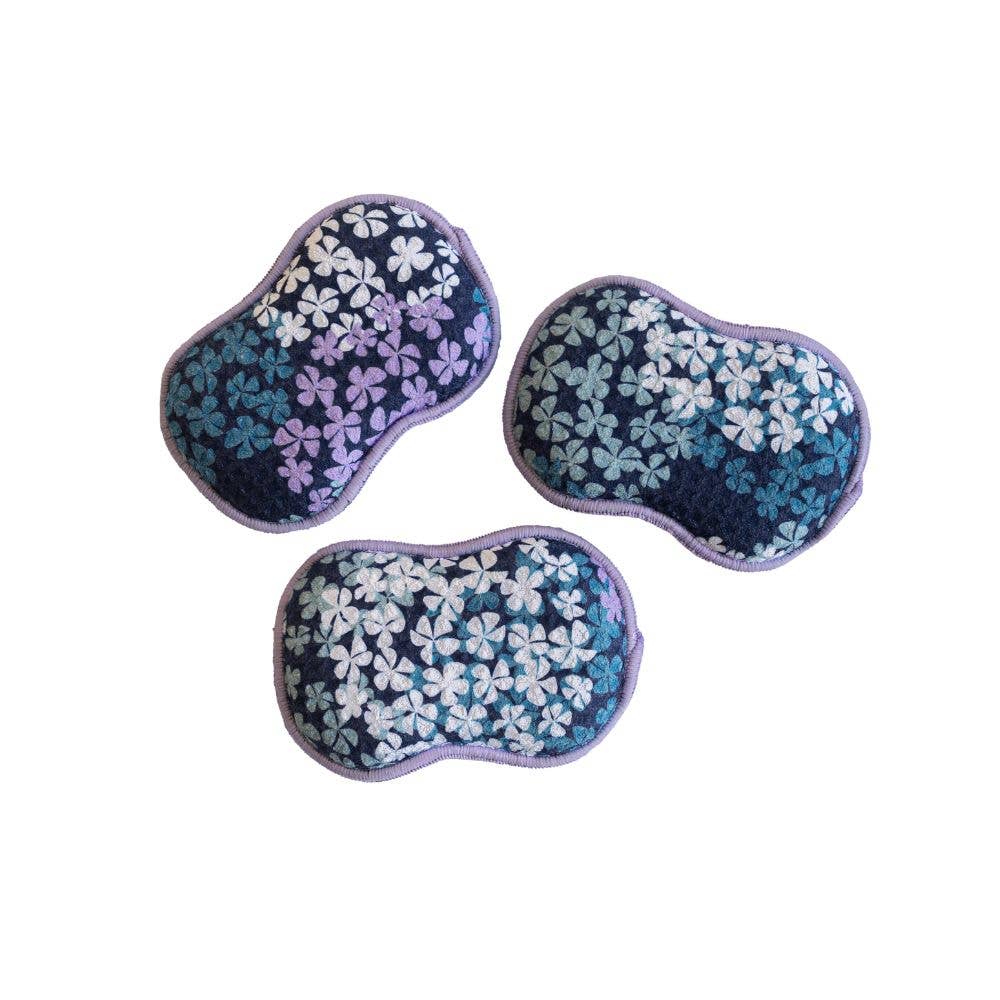 Once Again Home RE:usable Sponges - Hydrangea, Set of 3