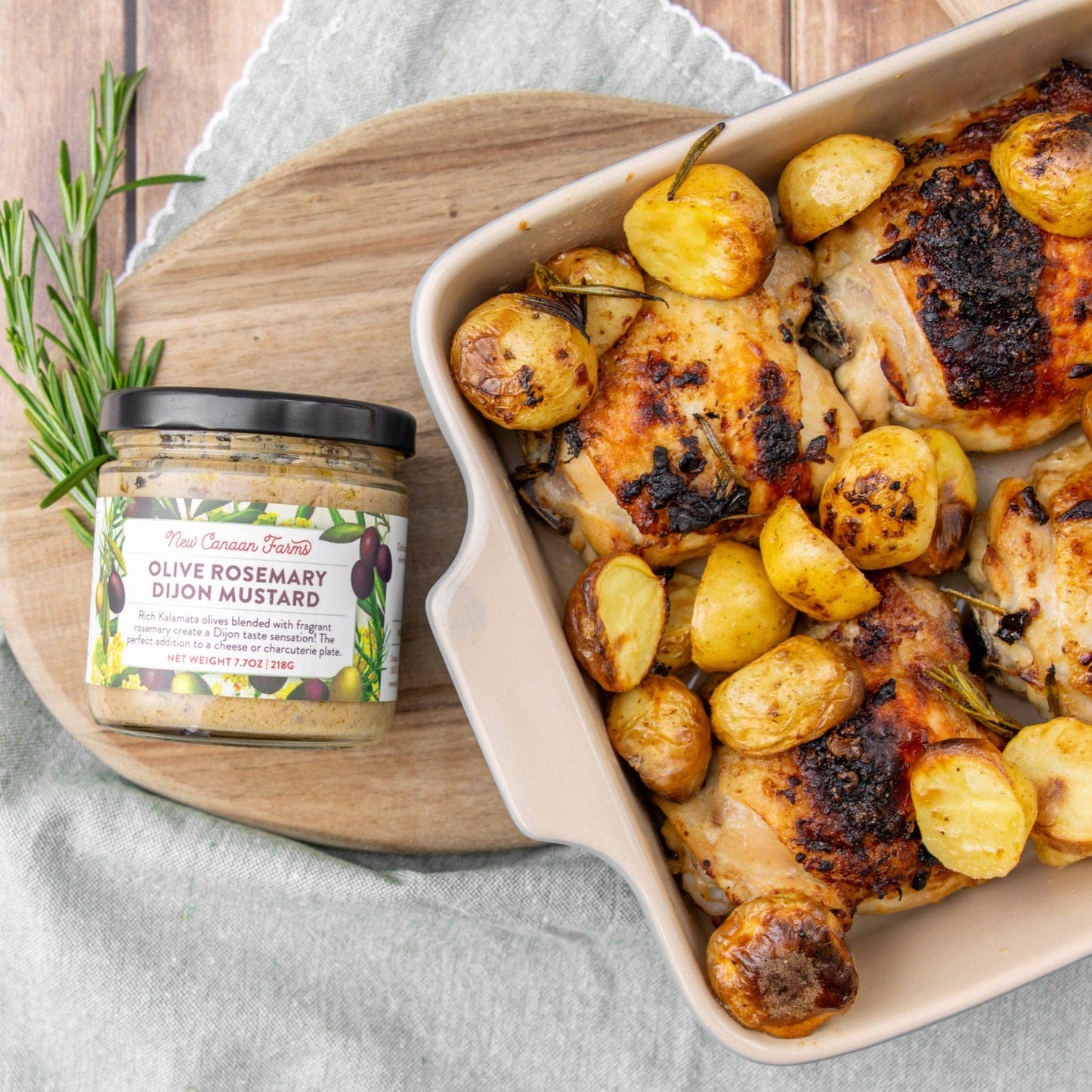 New Canaan Farms - Olive Rosemary Dijon Mustard