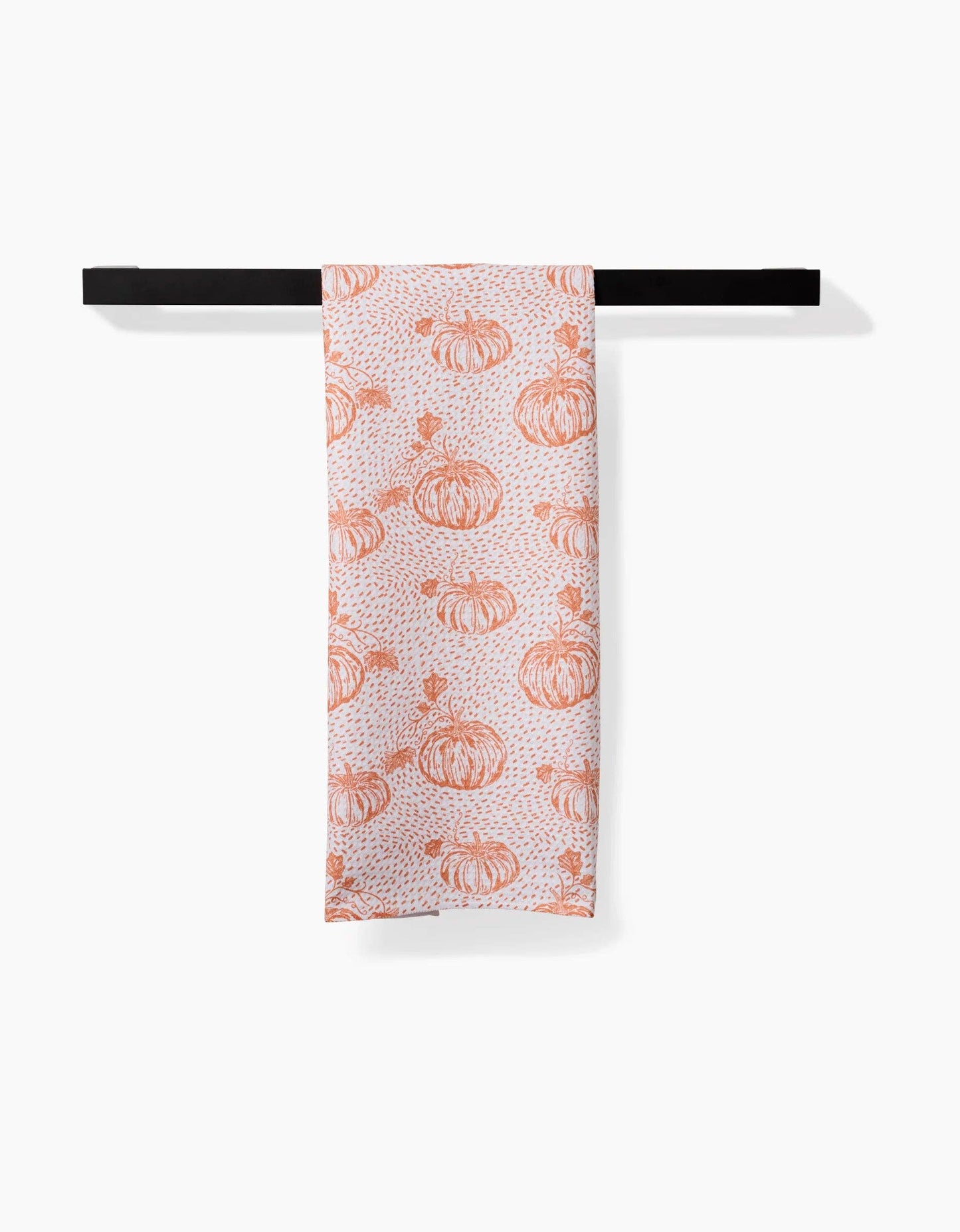 Geometry - Pumpkin Field Tea Towel