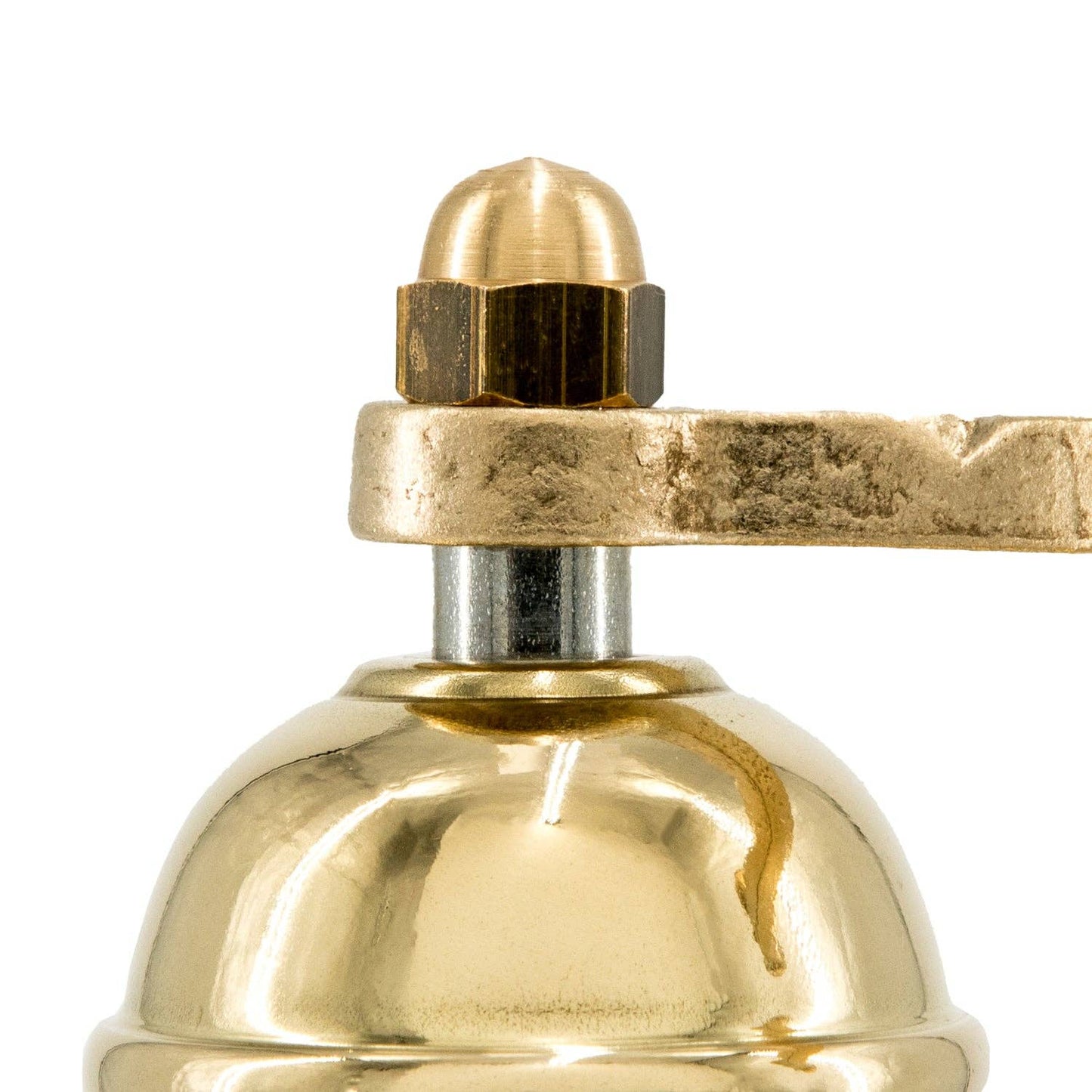 The Original Brass Greek Pepper Mill, 8”