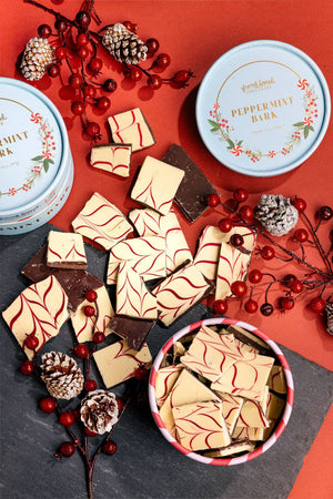 French Broad Chocolate - Peppermint Bark - 14oz