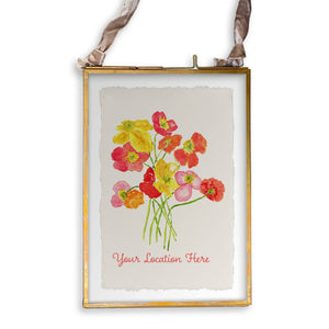 Colorful Poppies Nashville Dishtowel