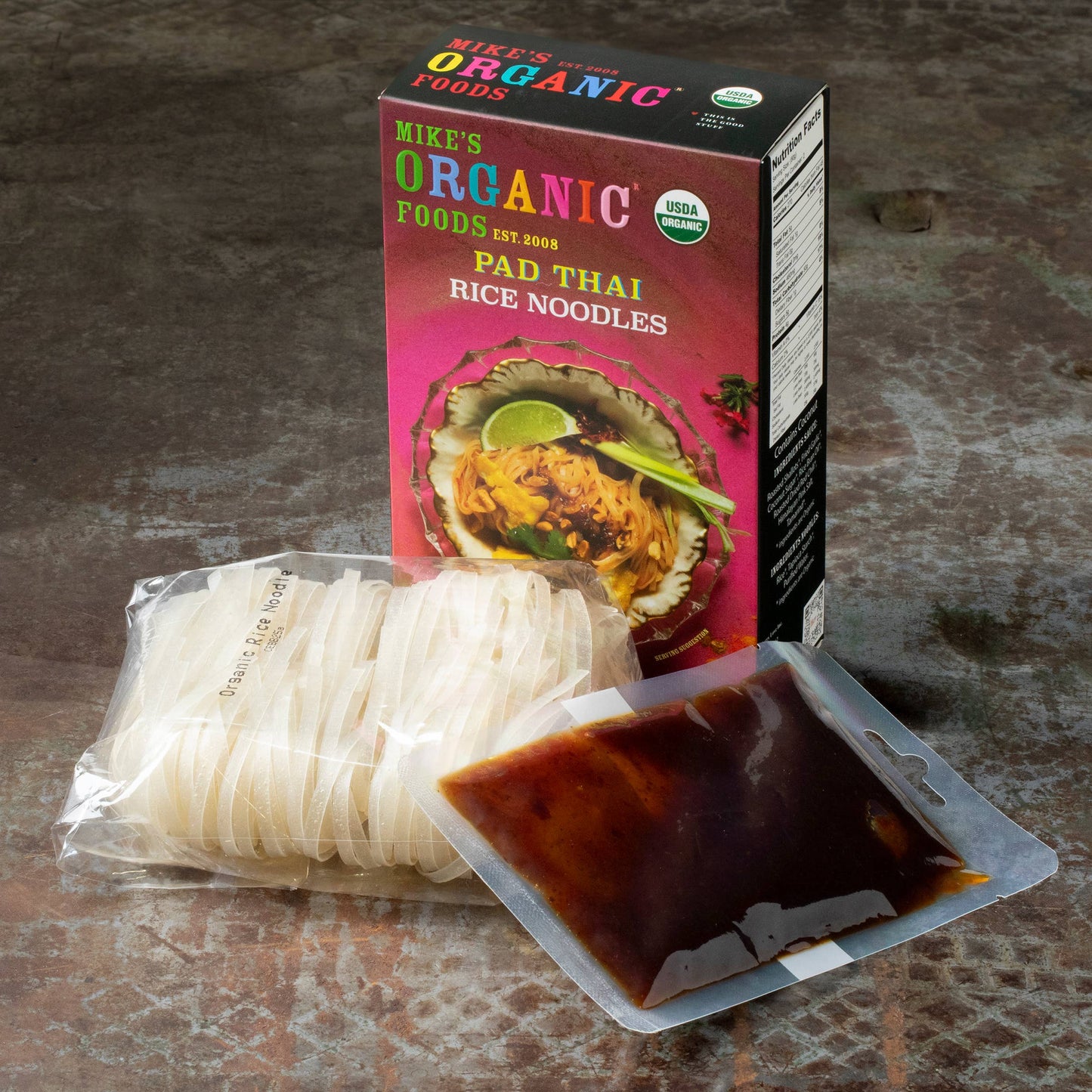 Mike's Organic Curry Love  Pad Thai Noodle Kit