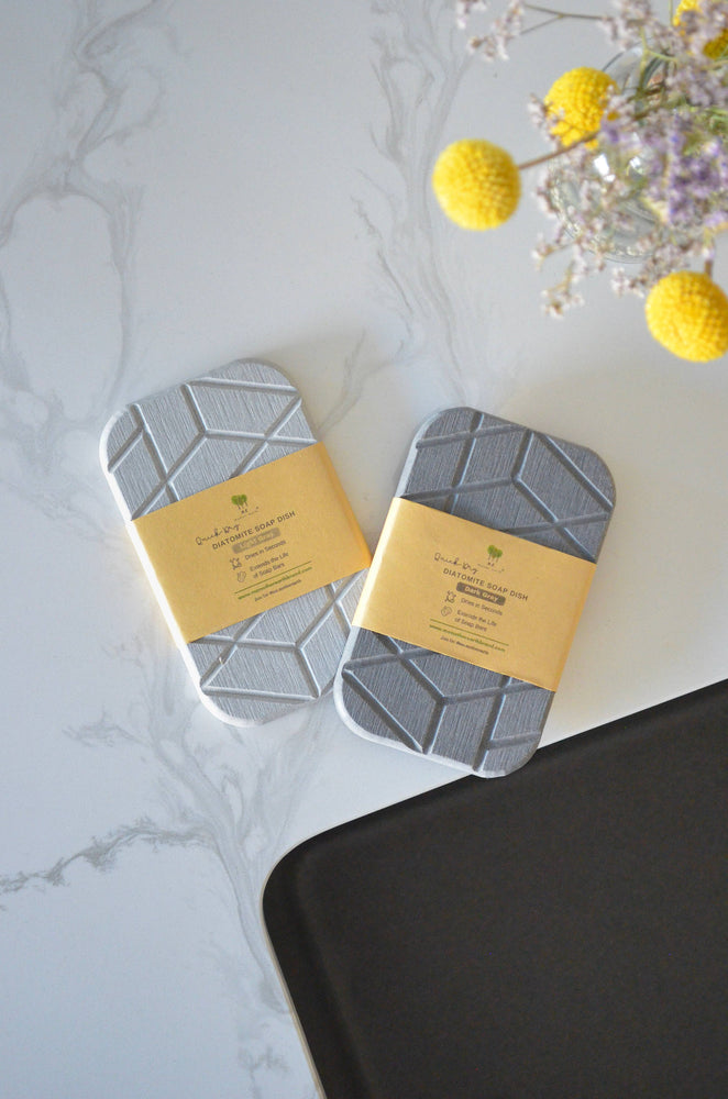 Me Mother Earth Geometric Quick-Dry Diatomite Soap Dish