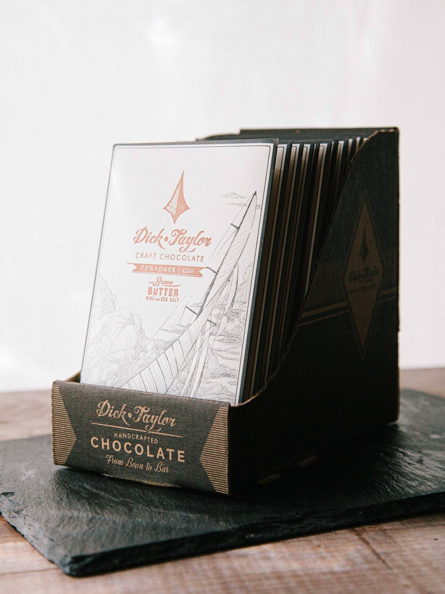 Dick Taylor Craft Chocolate Brown Butter w/ Nibs & Sea Salt 73% Dark Chocolate