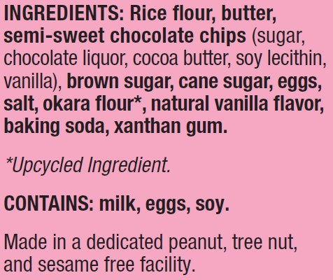 Fancypants Baking Gluten Free Chocolate Chip Cookies, 5oz