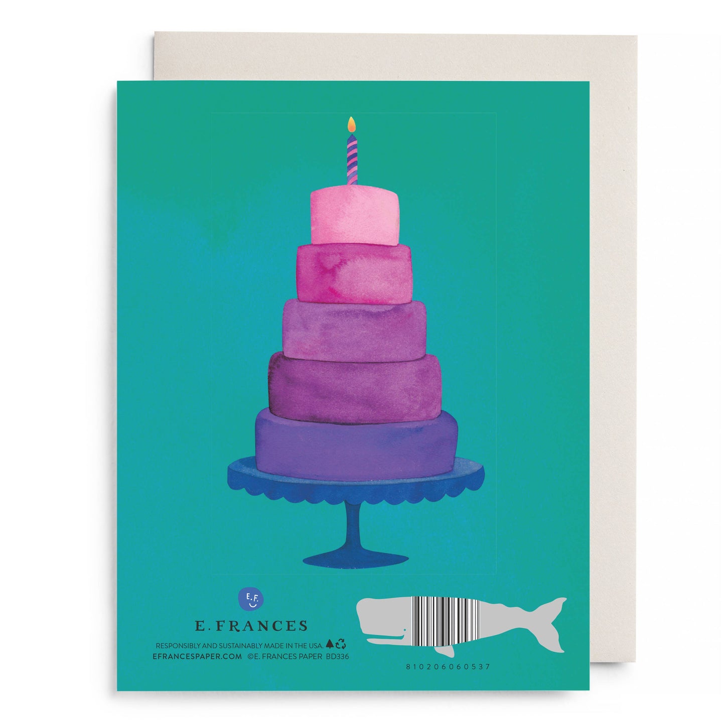 E. Frances Paper - Birthday Layer Cake Greeting Card