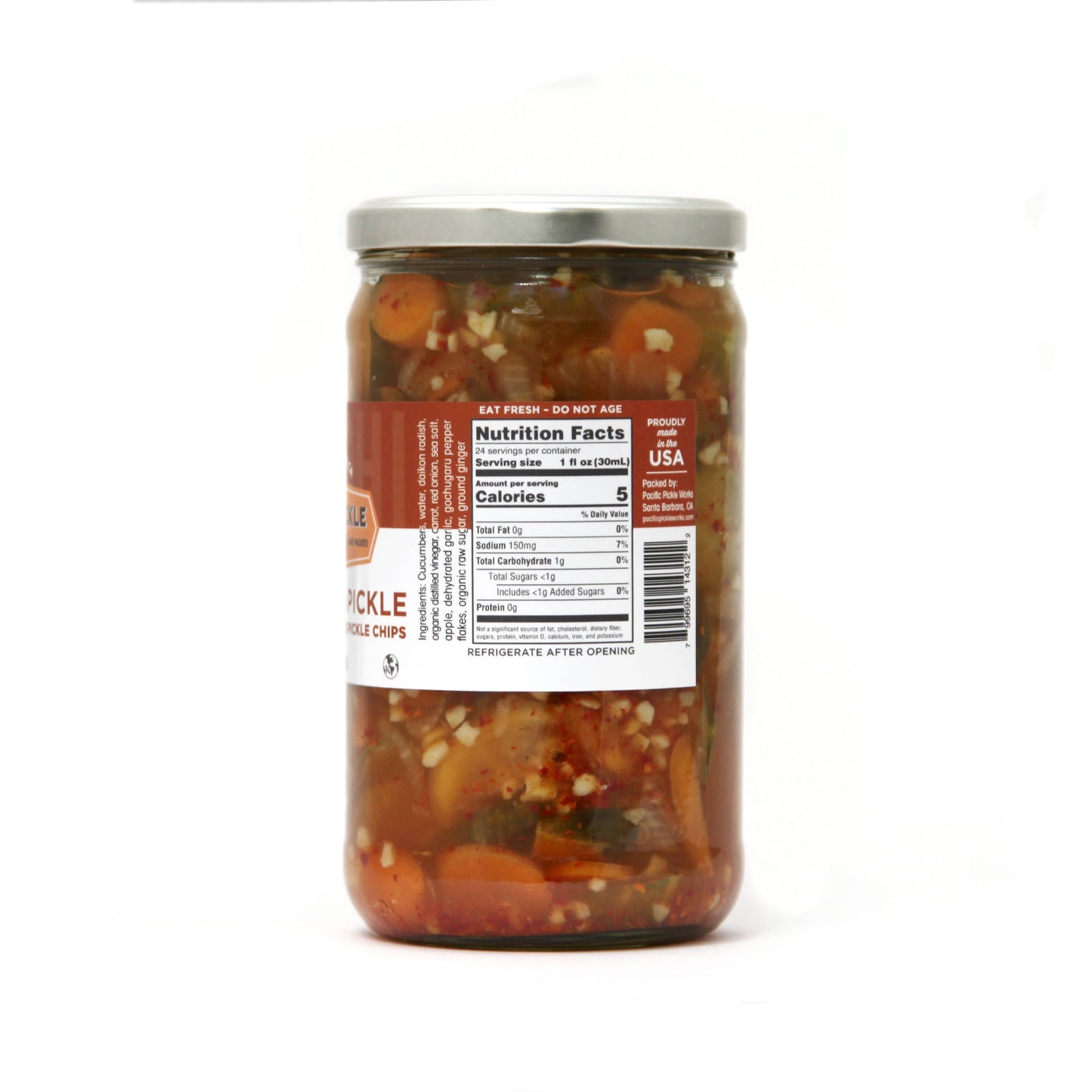 Pacific Pickle Works - Kimchi meets Pickle - Seoul Satisfying Thick Pickle Chips