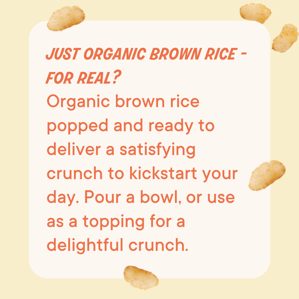 The Real Cereal Company Organic Rice Crisps
