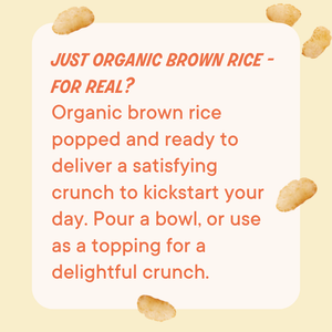 The Real Cereal Company Organic Rice Crisps