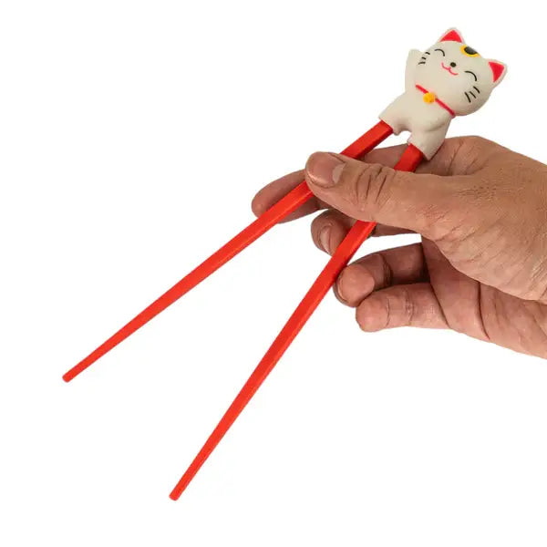 Urban Tokyo Lucky Cat Training Chopsticks for Kids and Adults
