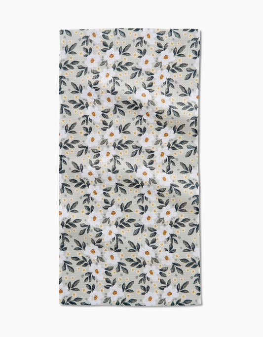 Geometry - Painted Spring Flowers Bar Towel