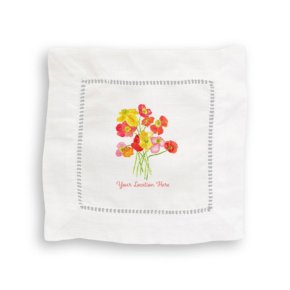 Colorful Poppies Nashville Dishtowel