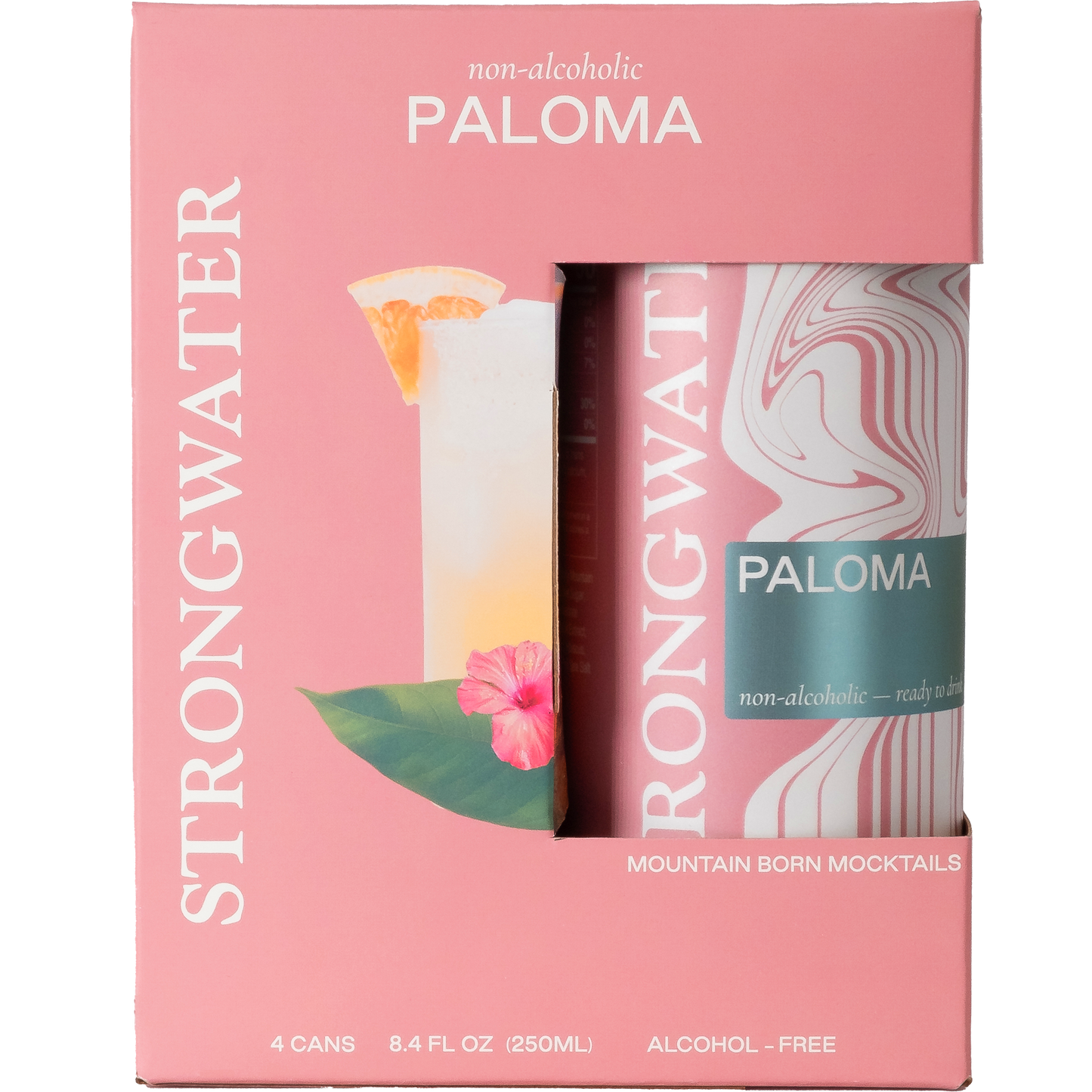 Strongwater Sparkling NA Paloma Mocktail, 4 Pack