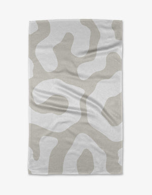 Geometry - Off White Tea Towel