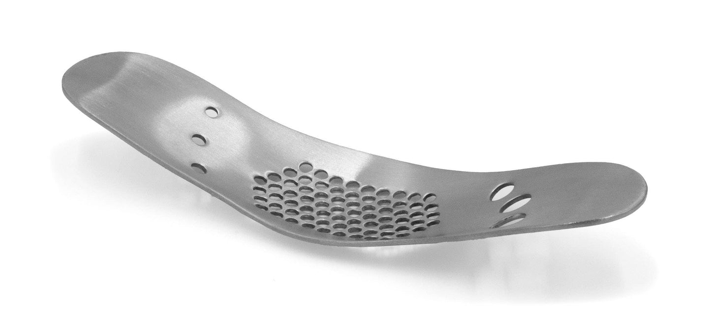 Garlic Crusher with Herb Striper Stainless Steel