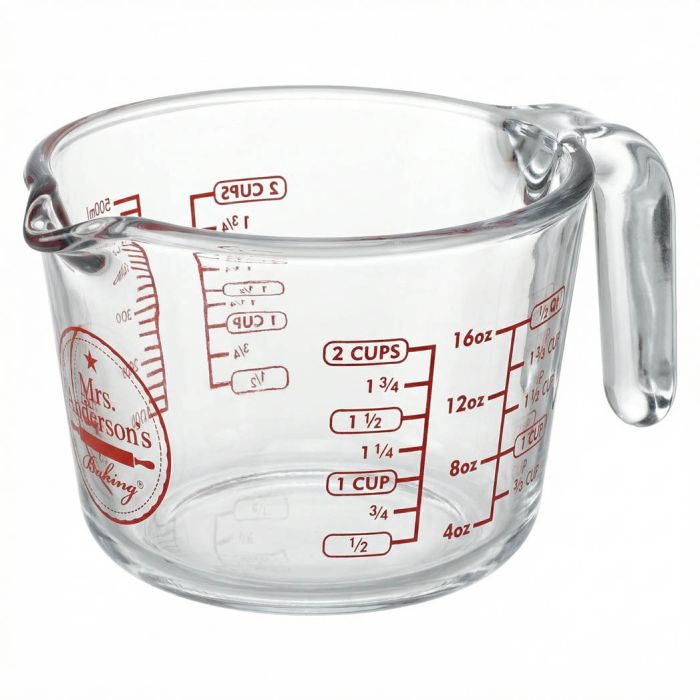 Mrs. Anderson Glass Measuring Cup