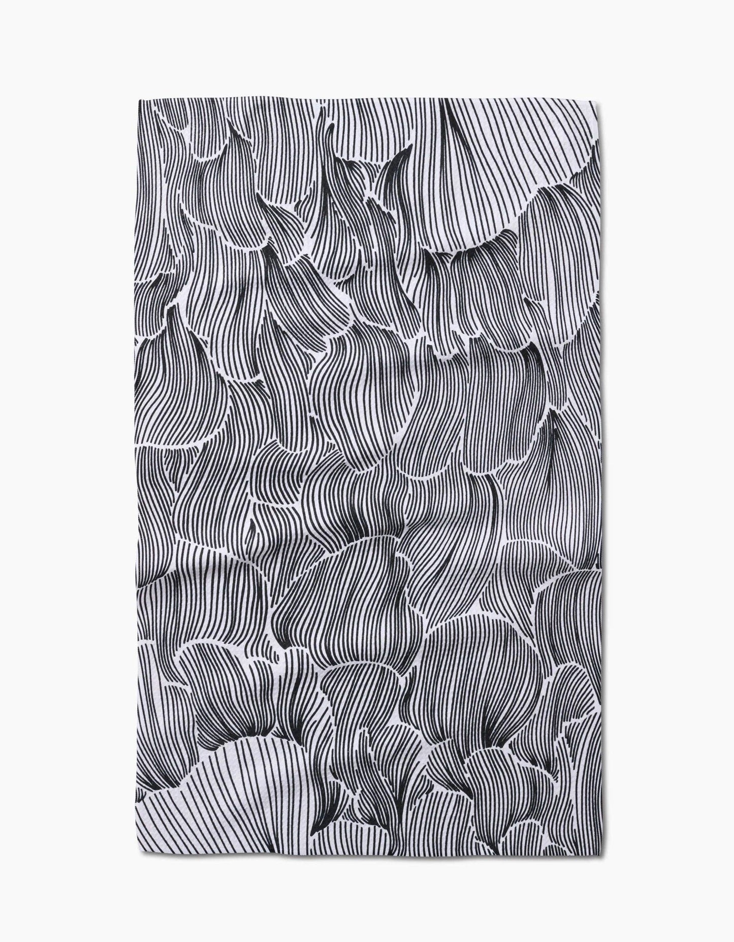 Geometry - Posh Petals Fresh Linen Tea Towel