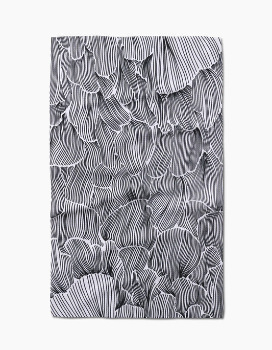 Geometry - Posh Petals Fresh Linen Tea Towel