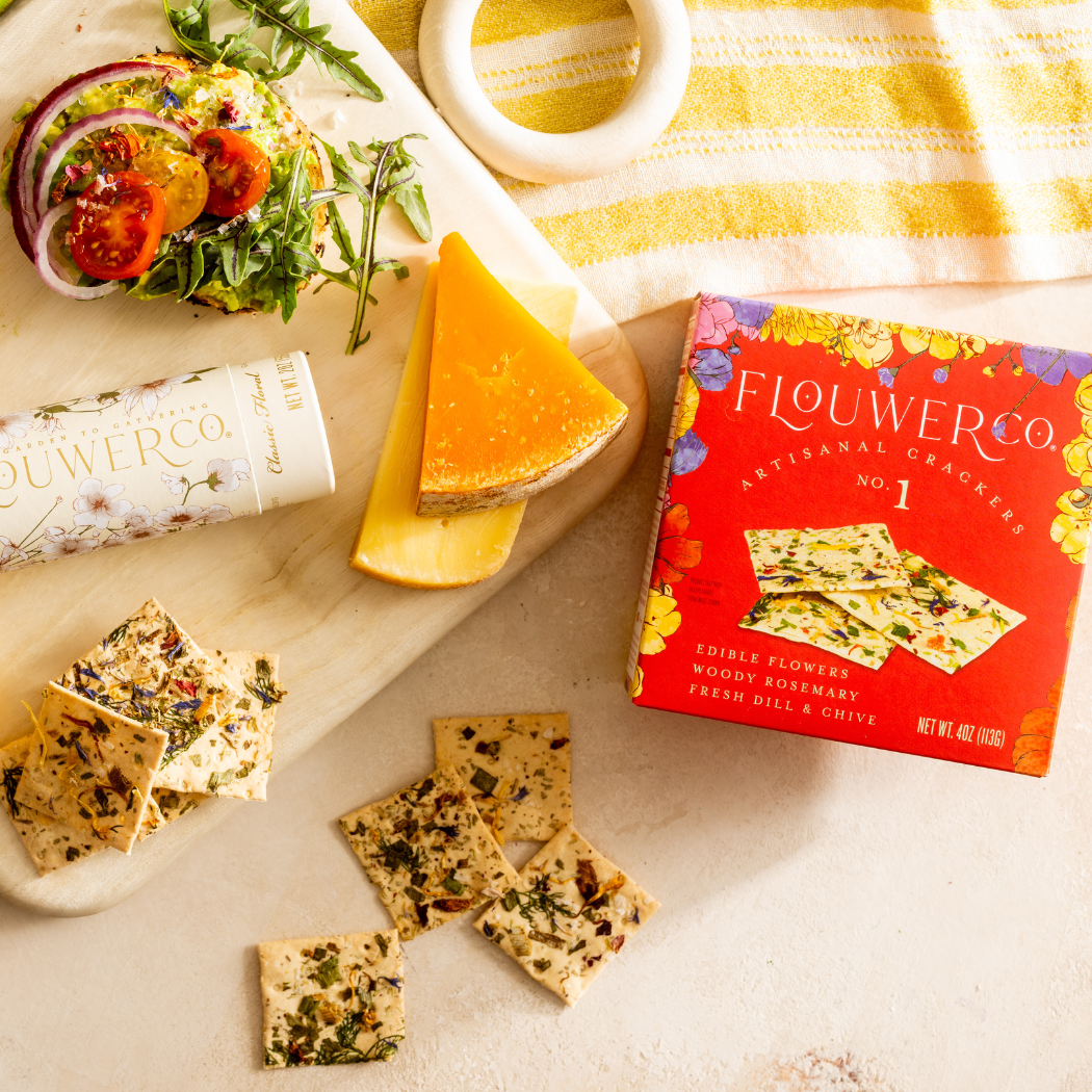 FLOUWER CO. - No. 1 - Artisanal Crackers, Case of 12