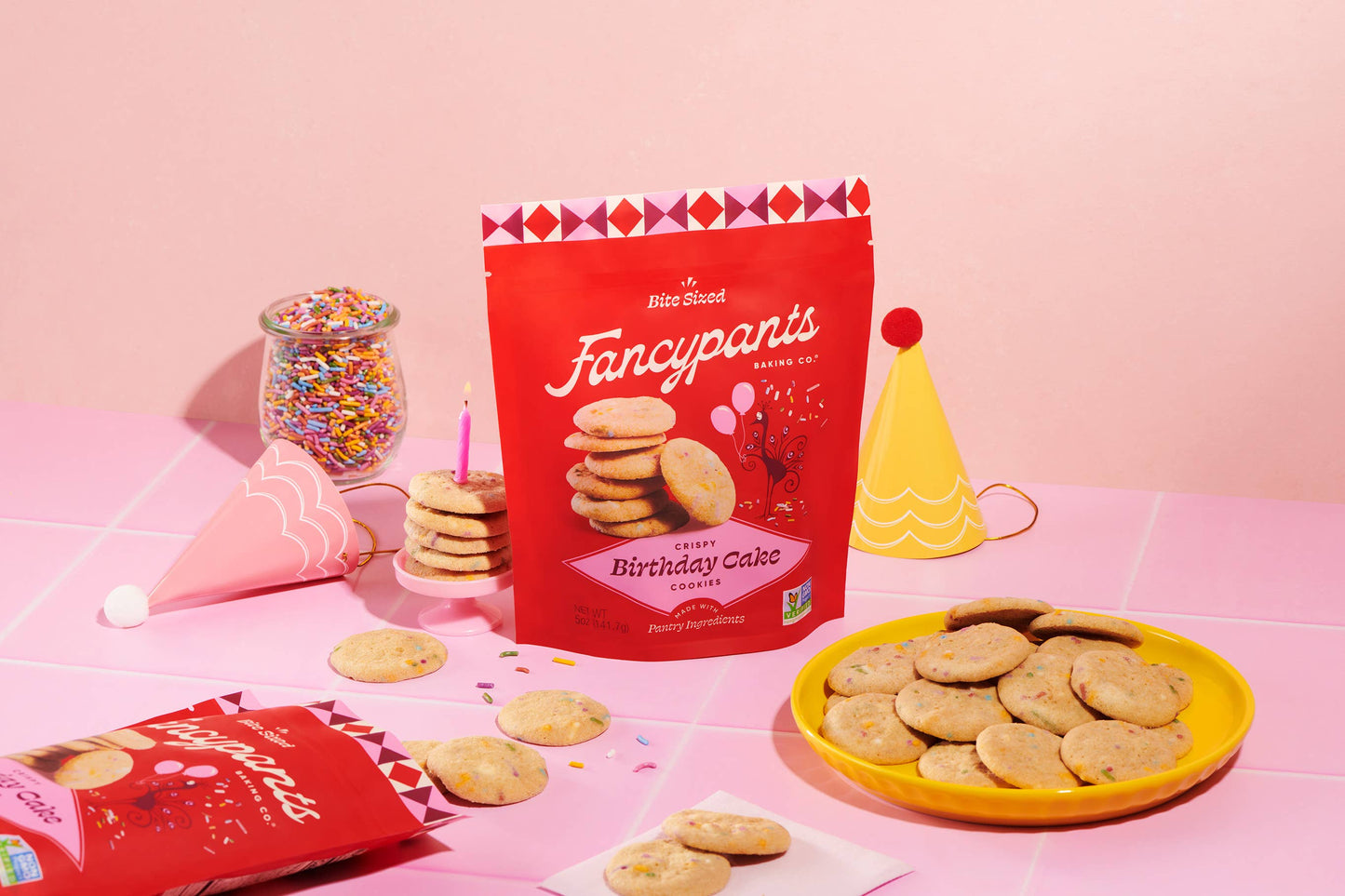 Fancypants Baking Birthday Cake Cookies, 5oz
