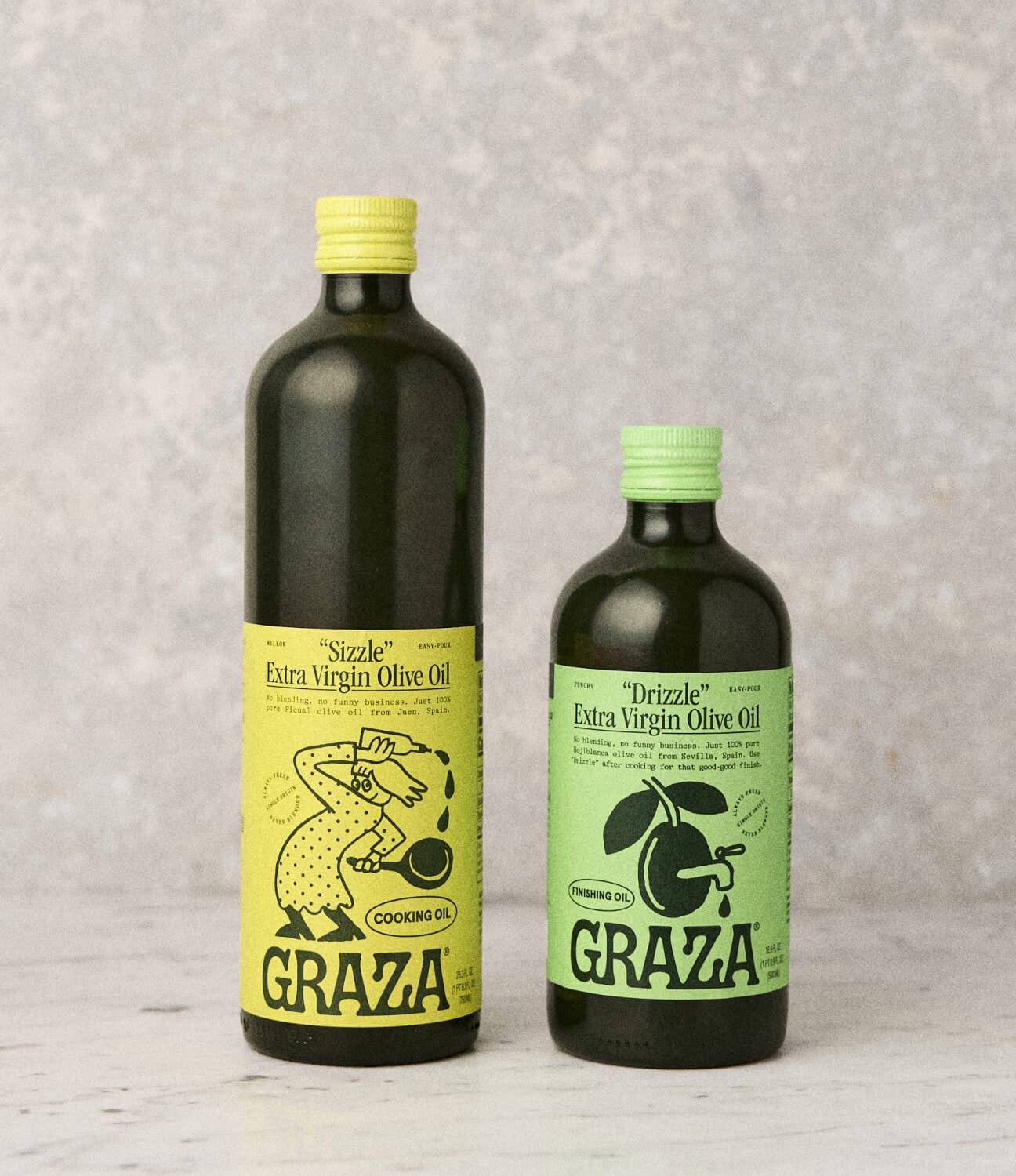 Graza “Drizzle” Glass Extra Virgin Olive Oil