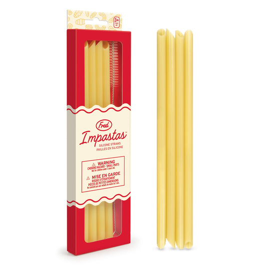 Impastas Silicone Pasta Straws, Set of 4