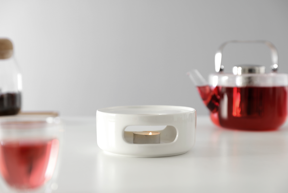 Viva Minima™ Porcelain Teapot Warmer