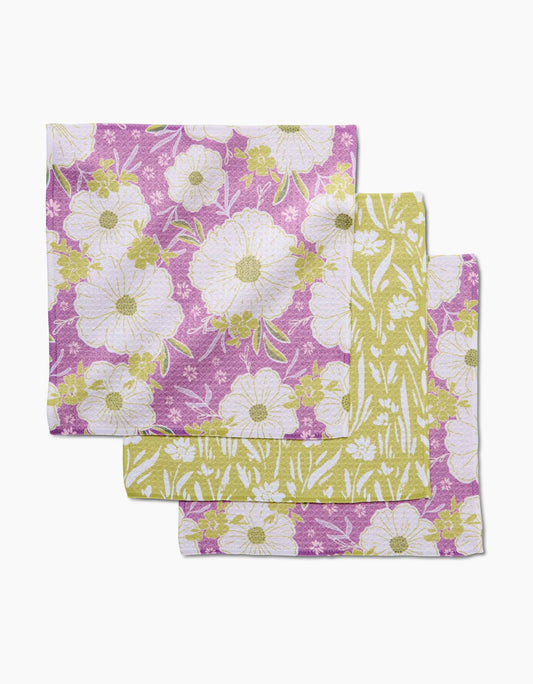 Geometry - Field of Spring Flowers Dishcloth Set