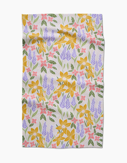 Geometry - Daffodil Dreams Tea Towel