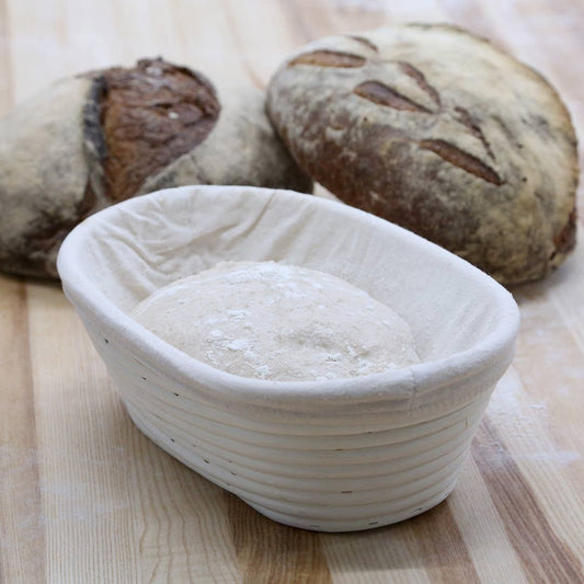 Breadtopia Oval Proofing Basket and Liner