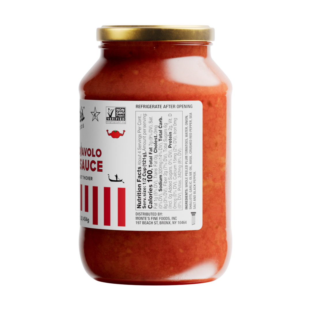 Monte’s Fine Foods - Monte's Spicy Fra Diavolo Tomato Sauce 16oz