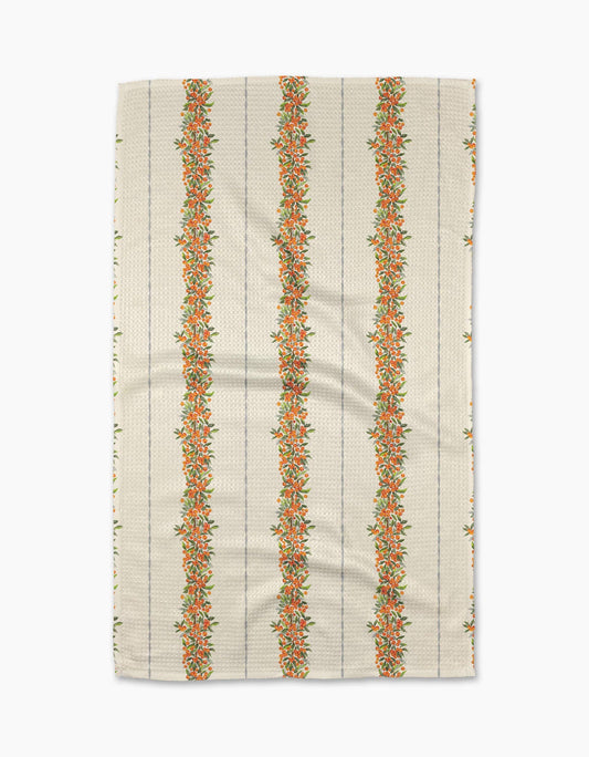 Geometry - Firethorn Tea Towel