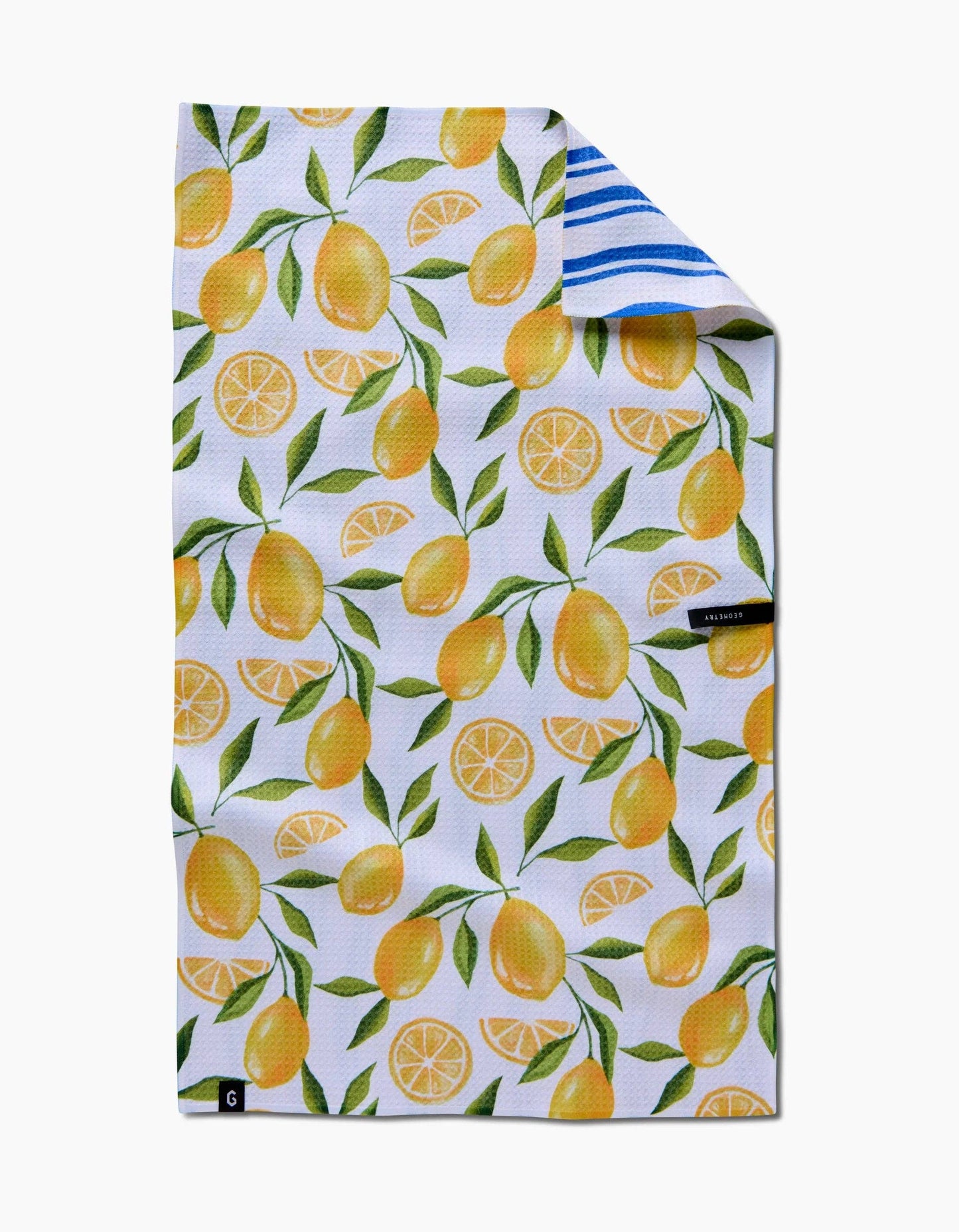 Geometry - Lemon Bliss Double Sided Tea Towel