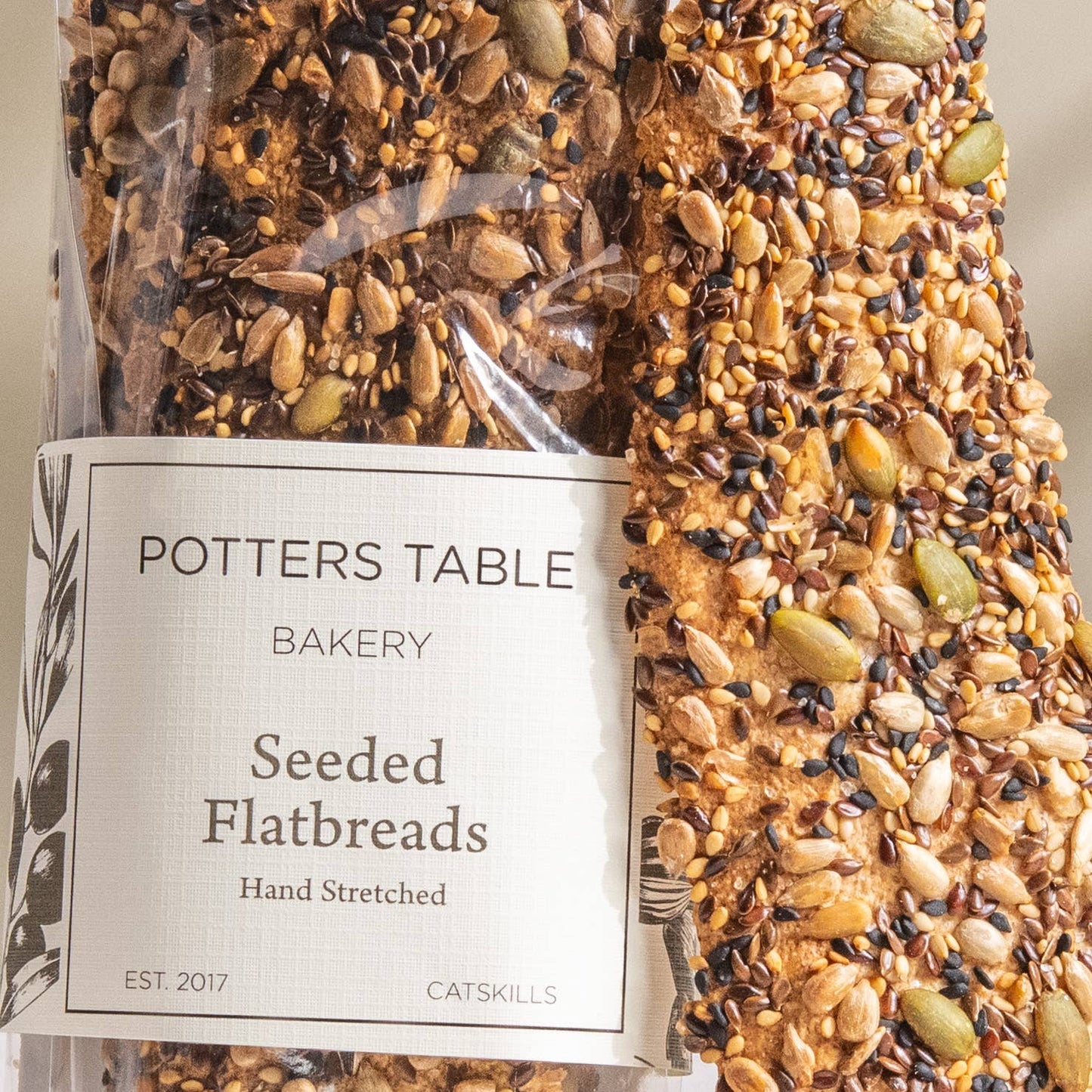 Potters Table - Seeded Olive Oil Flatbreads