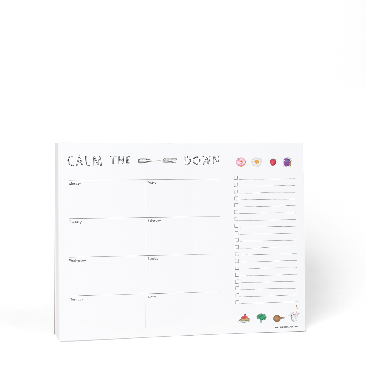 E. Frances Paper - Weekly Meal Planner l Fork