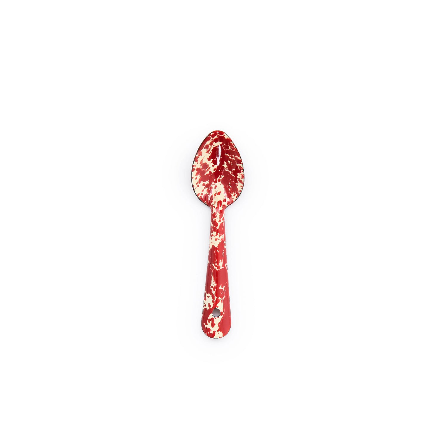 Crow Canyon Home Splatter Enamelware Small Spoon