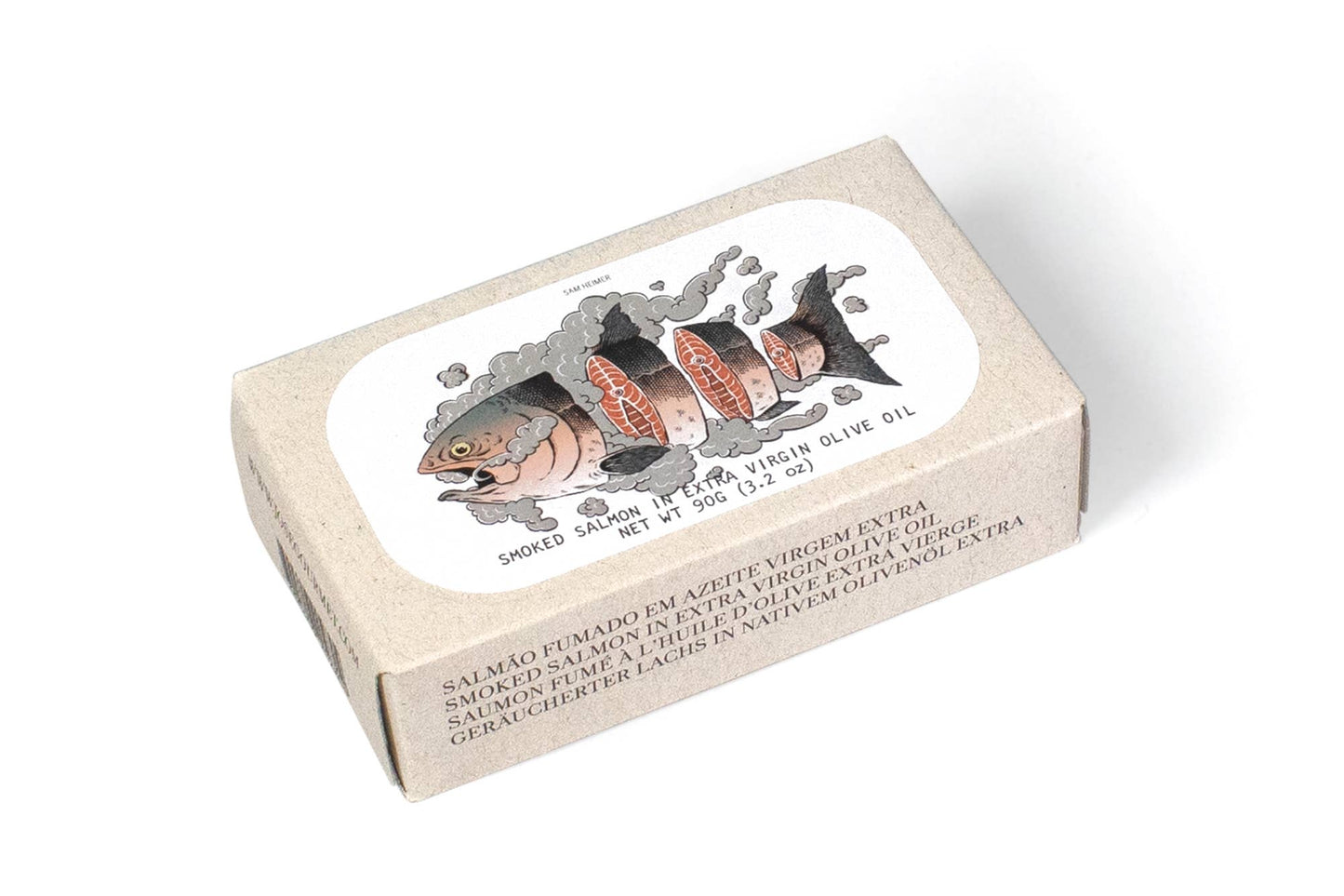 José Gourmet Smoked Salmon in Extra Virgin Olive Oil, 90g