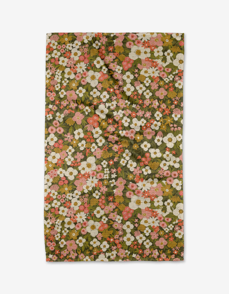 Geometry - Gilded Garden Tea Towel