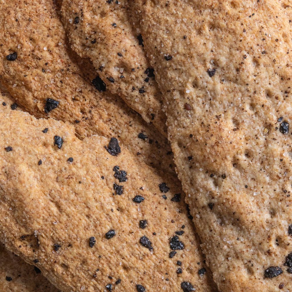 Potters Table - Cured Olive & Cracked Pepper Flatbreads