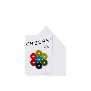 Graf Lantz - Wine-Ote's Merino Wool Felt Wine Marker Note Card