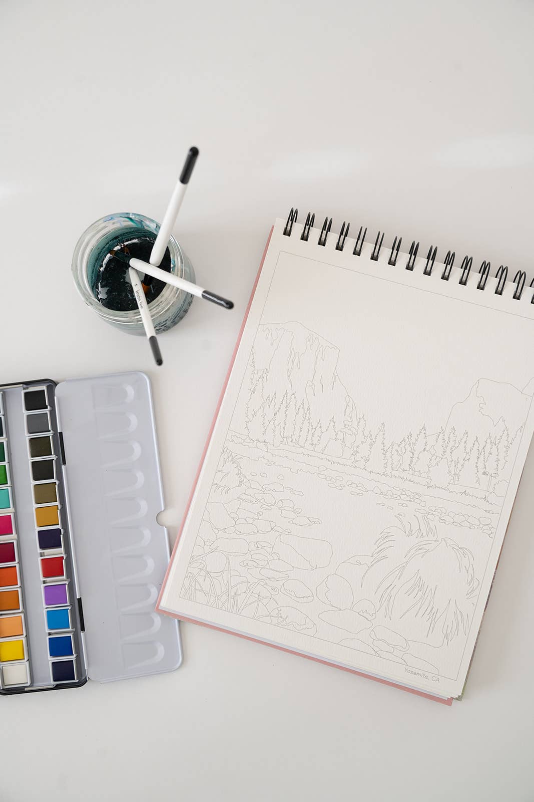 Bailey Rae Studio National Parks Watercoloring Book