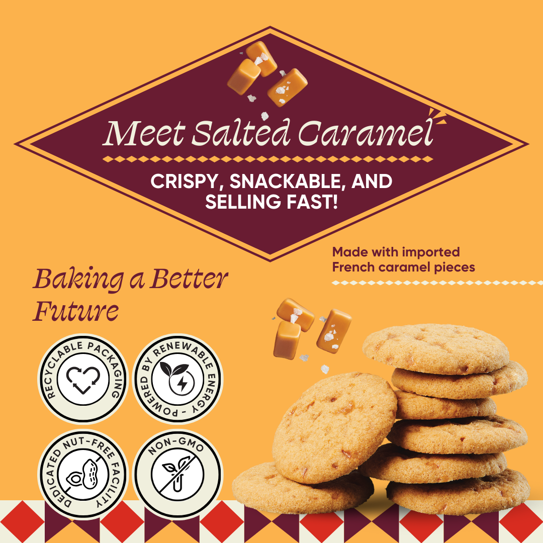 Fancypants Baking Salted Caramel Cookies, 5oz