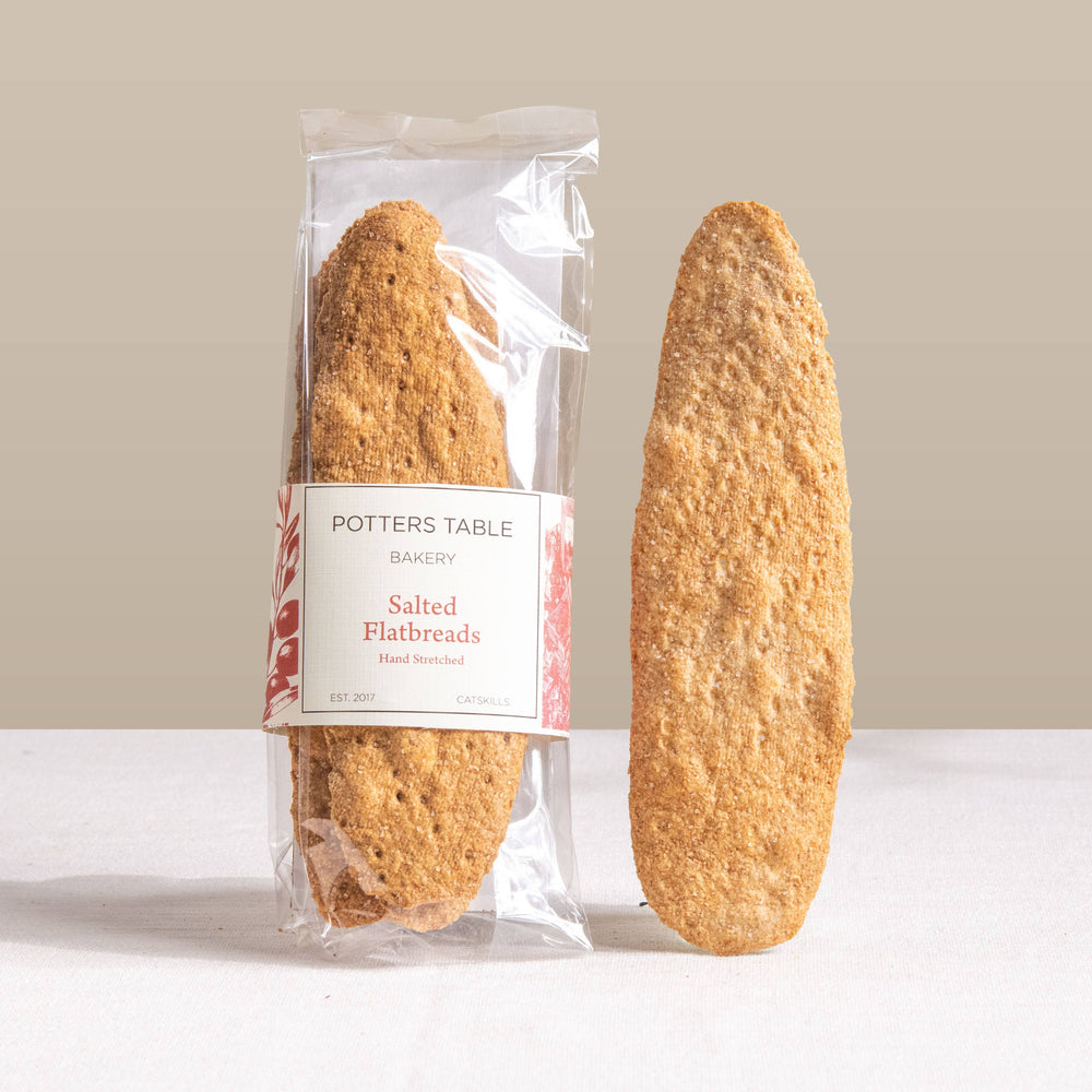 Potters Table - Salted Olive Oil Flatbreads
