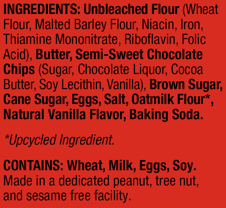 Fancypants Baking Chocolate Chip Cookies, 5oz